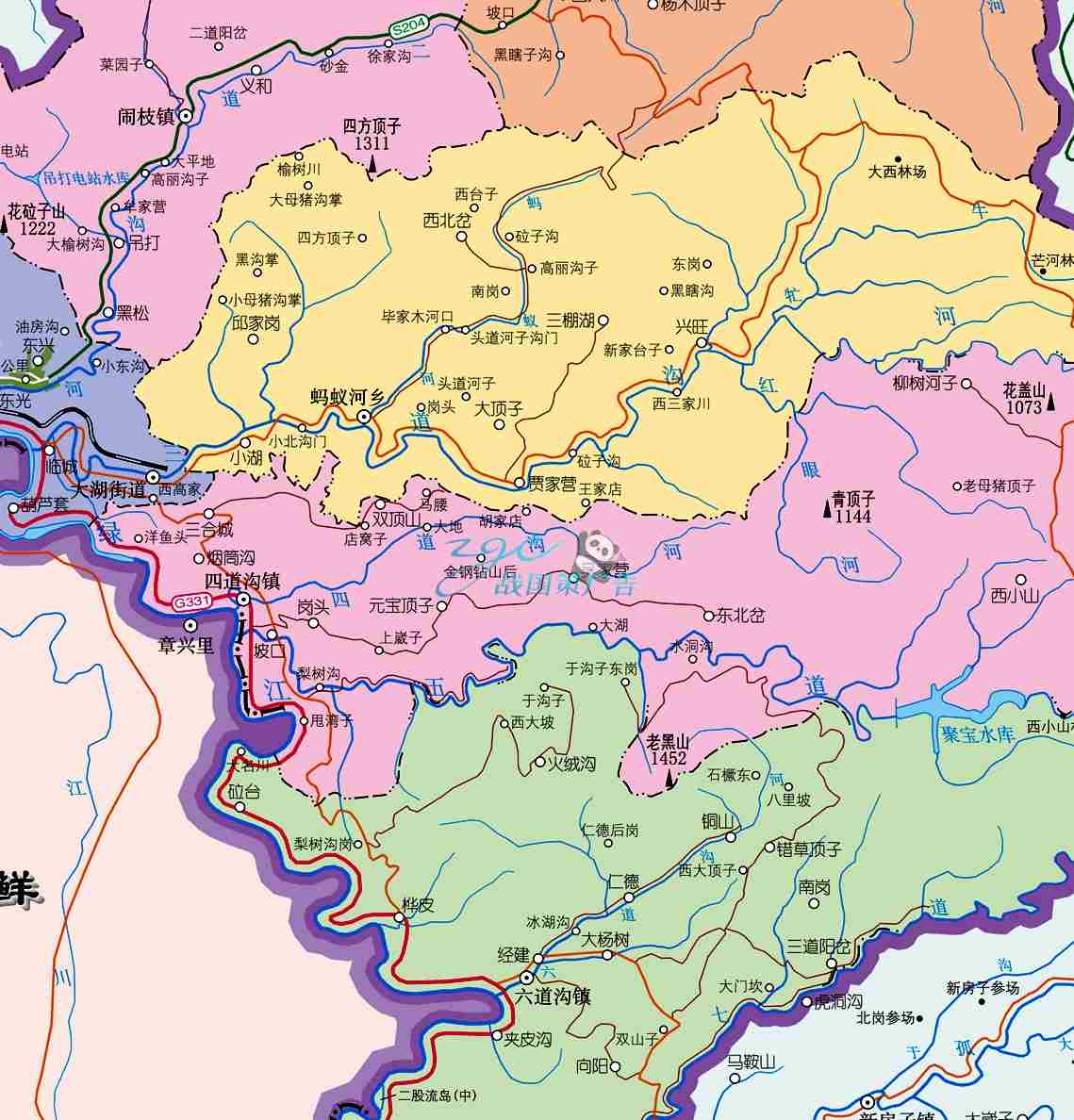 新款吉林省临江市地图交通河流水系卫星旅游地形政区高清电子版定
