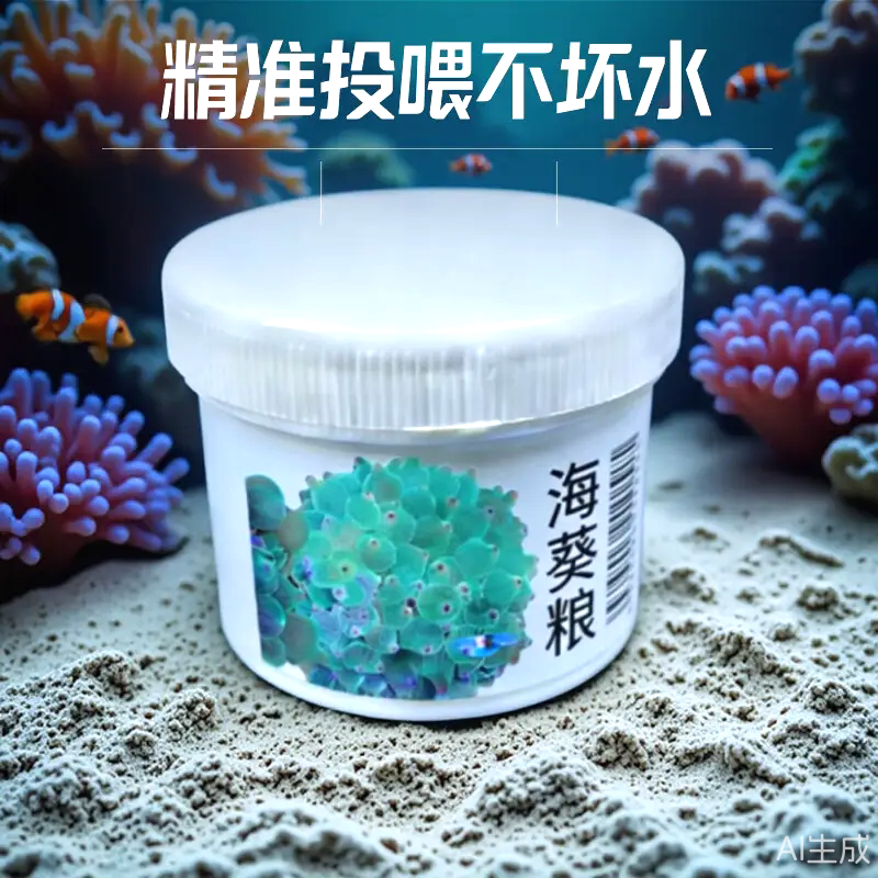 奶嘴海葵珊瑚粮大颗粒图片