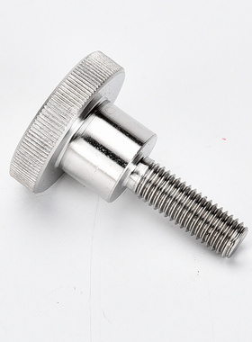 不锈钢压纹旋钮手拧螺栓NKB3 4 M5 M6 M8 M10外螺纹台阶型固定螺