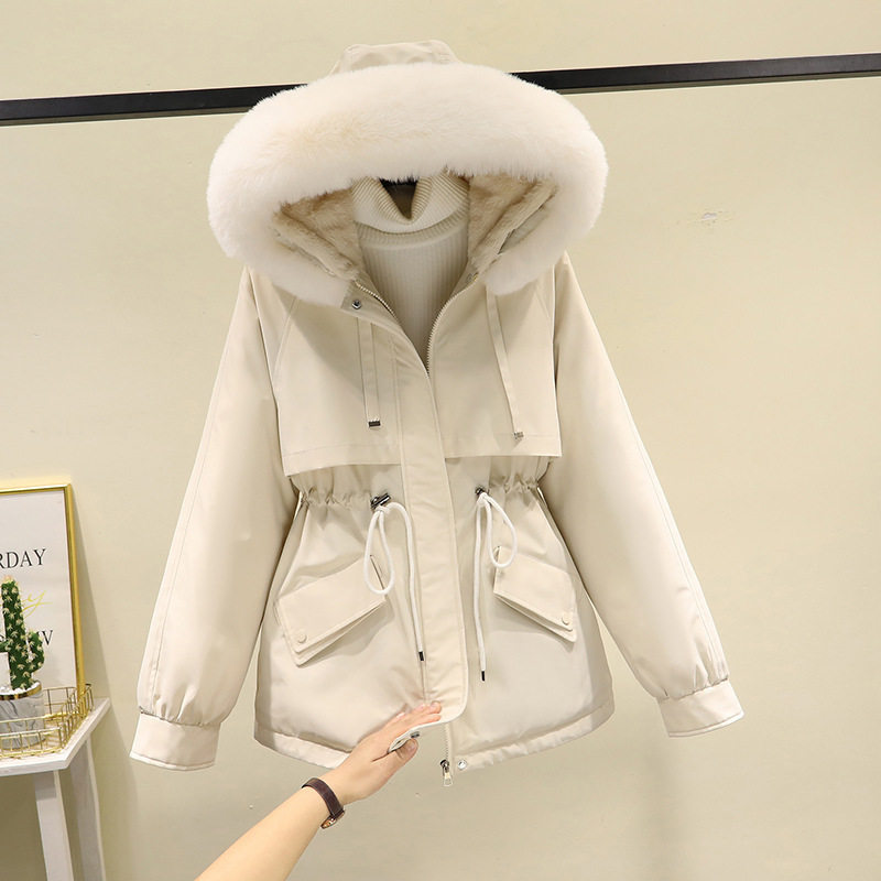 派克服女加绒加厚外套202