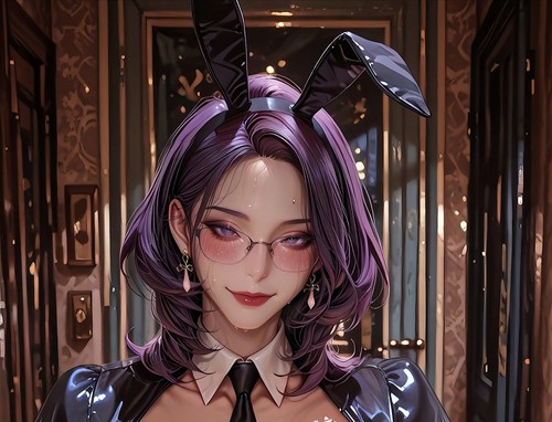 金美庭 兔女郎双面亚克力立牌