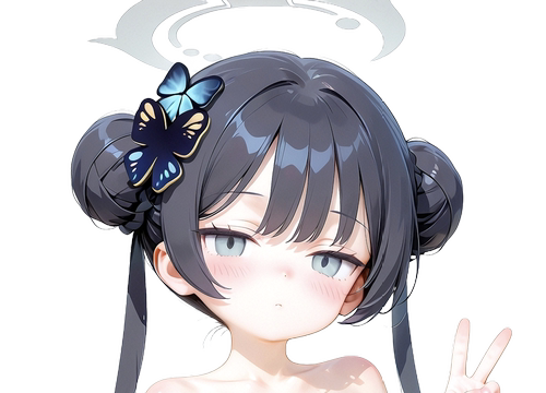 碧蓝档案龙华妃咲双面亚克力立牌