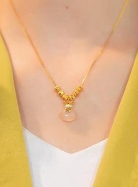 福袋六福珠吊坠项链女同款新款