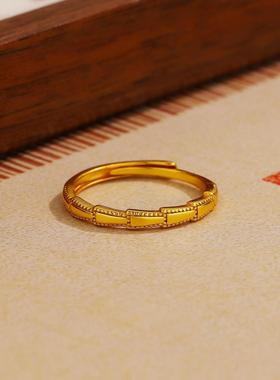 蛇骨圈戒指女时尚2024简约百搭