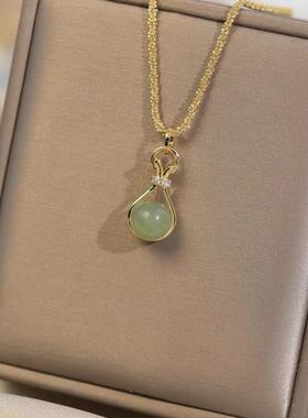 波光粼粼福袋项链女2024新款小众