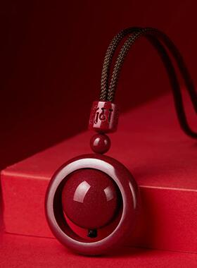 朱砂项坠紫金砂吊坠六字真言