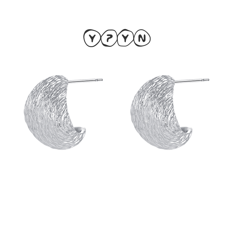 不规则耳钉女银色耳环冷淡风