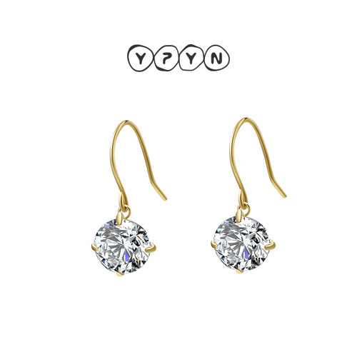 一撇一捺玛丽皇后耳钉大气高级