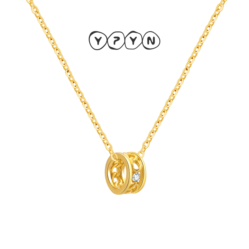 网红款极简小蛮腰项链925银