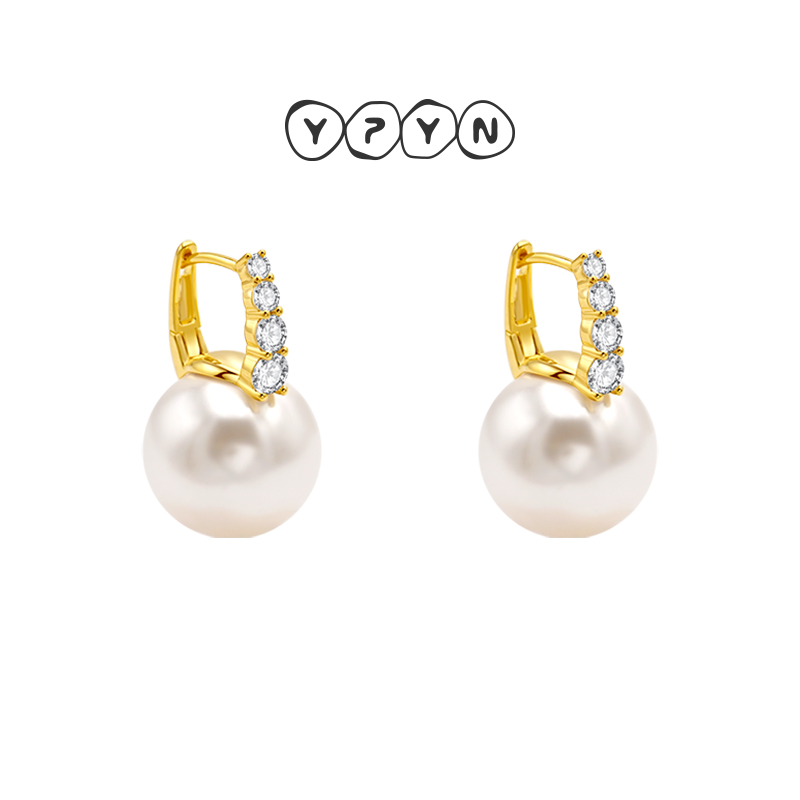 【商场同款新品】一撇一捺YPYN法风耳扣大颗耳环耳饰2024年冬