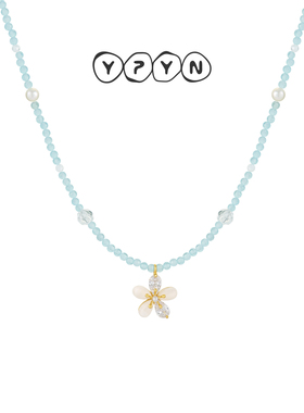 一撇一捺925银淡水珍珠项链