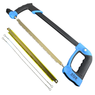 上匠铝合金强力钢锯架手工方管锯锯弓架锯条架木工锯手锯拉花锯子