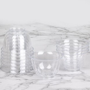 60ml加厚水晶杯一次性杯子环保功夫杯品茶杯试饮航空杯茶杯小水杯