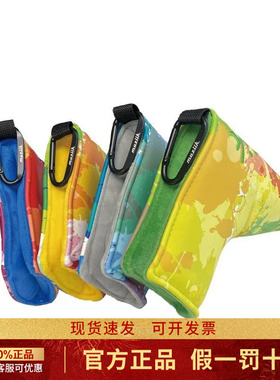 日本MUZIIK泼墨高尔夫球杆套一字直条L形推杆套