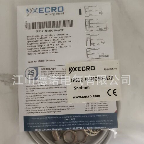 全新XECRO电感式接近开关IPSD6-S3PC18-3U8IPSD6-S3PC18-A2P