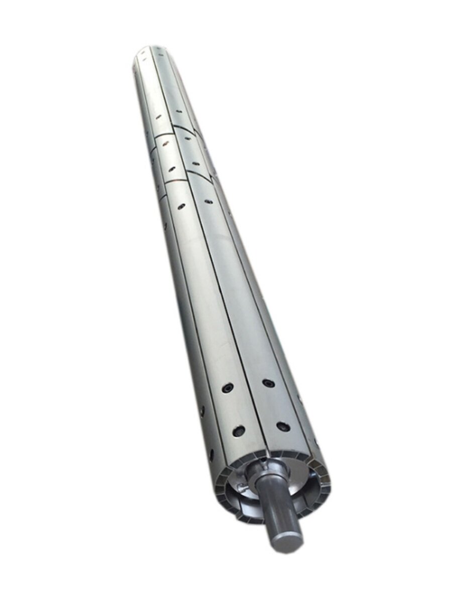 铝合金开幅辊不锈钢扩布辊展平除皱伸缩辊布料扩幅辊来图定制包邮