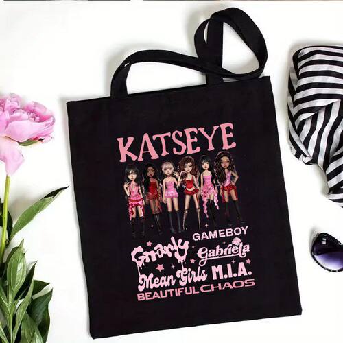 Katseye韩国女团印花帆布