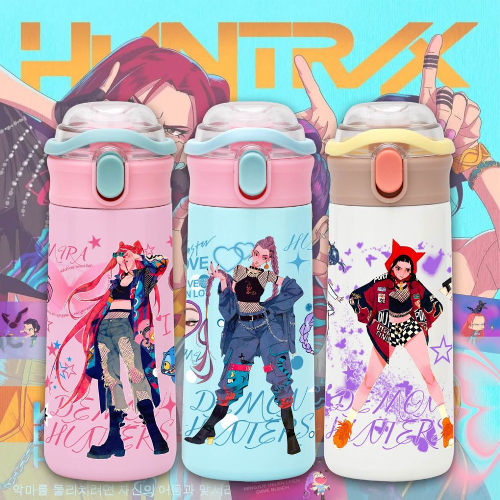 kpop猎魔女团保温杯304不锈钢