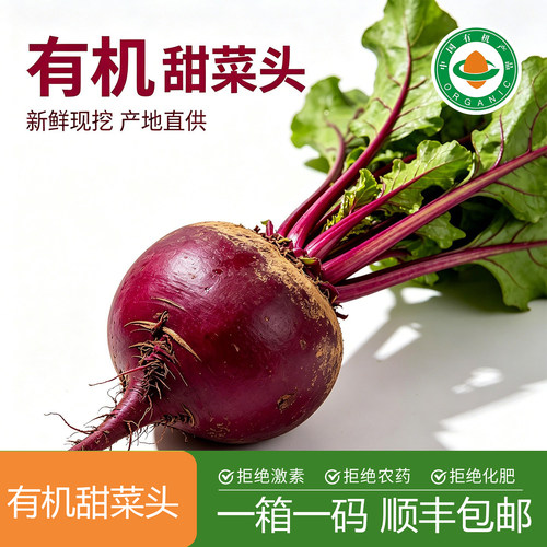 【超便宜】顺丰有机甜菜头甜菜根