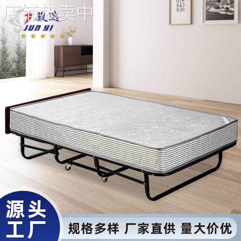 酒店折叠加床宾馆专用人折叠床客房可移动临时加床收纳折叠式