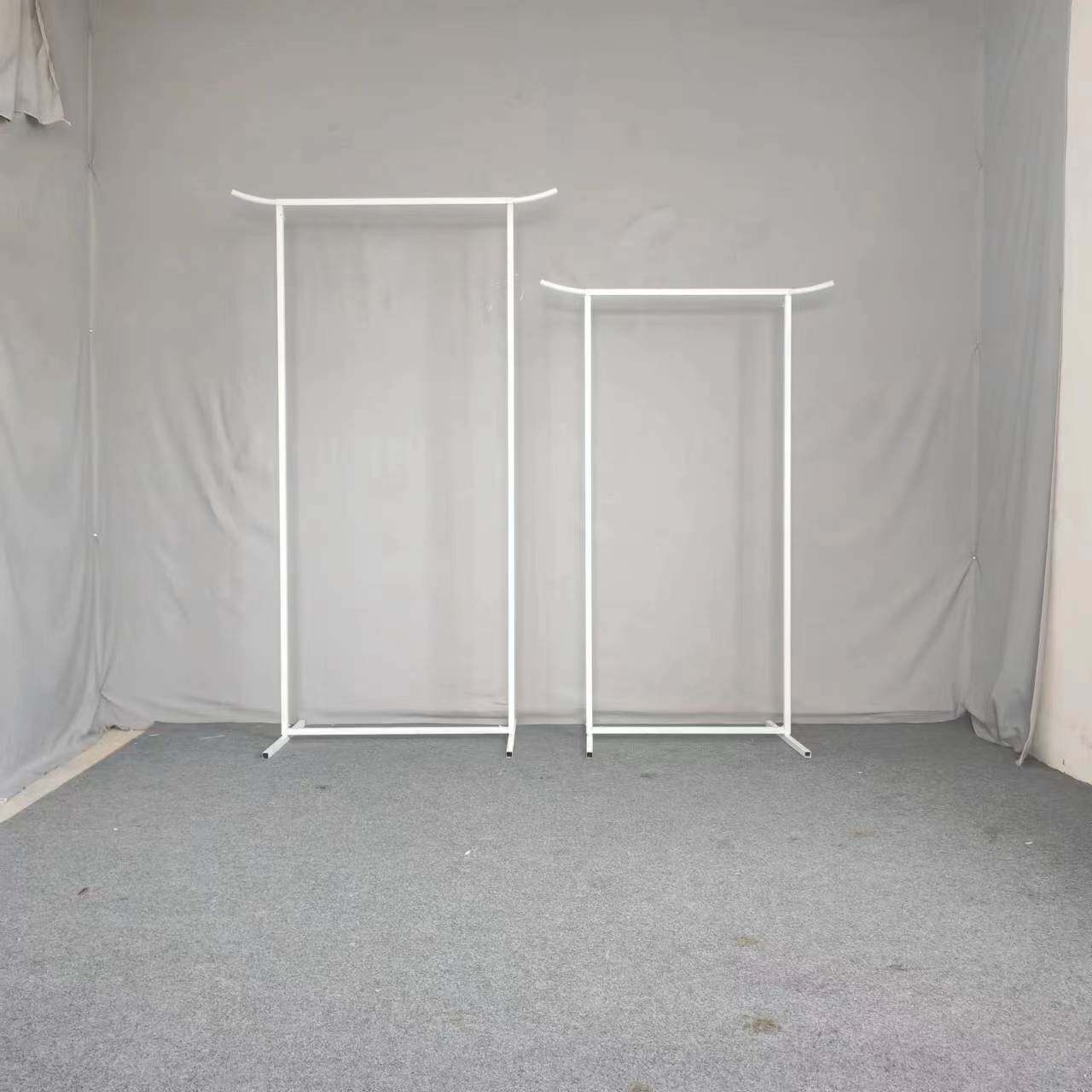 婚庆道具指示牌花迎宾艺花架婚礼现场背景架铁艺黑色迎宾异形牛角