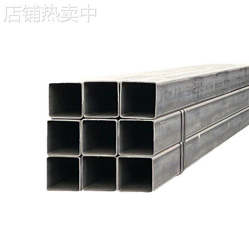 牡丹江 绥化 无缝方矩管 20#大口径厚壁方管矩形管幕墙搭建黑方管