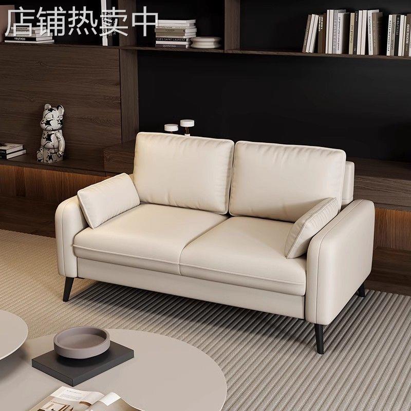 小户型客厅轻奢卧室公寓出租房服装店美发店休息区小沙发简约现代