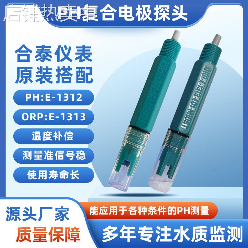 台湾温补塑料电极探头PH-E-1312工业PH计探头 国产PH仪表配套电极
