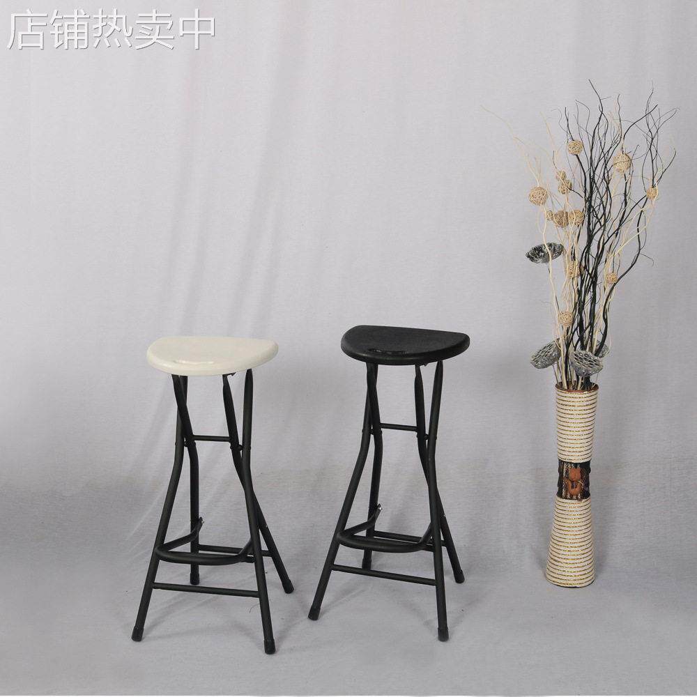 钓鱼凳折叠阳台凳子吧台椅酒吧凳便携脚前台凳椅有搁脚折叠凳子