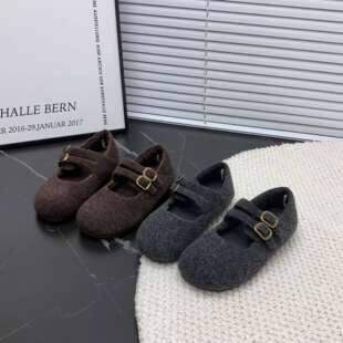 平底玛丽珍单鞋女2025春新款圆头复古通勤百搭软底小皮鞋女鞋勃肯