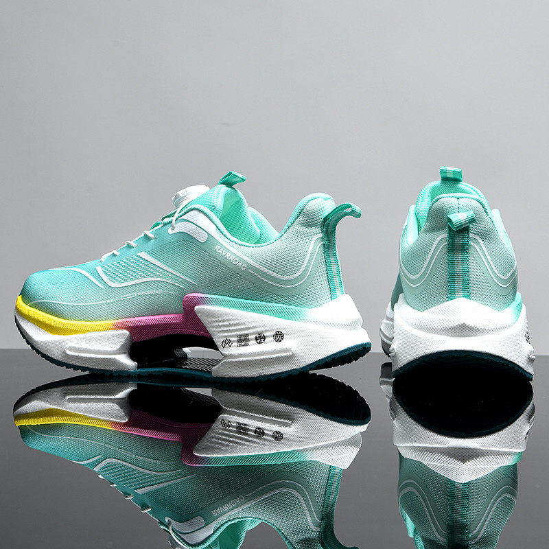 大绝影三代旋转纽扣儿童气垫跑步鞋男童减震夏季透气防滑碳板跑鞋