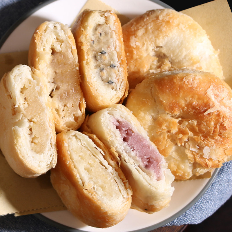 酥饼整箱老式手工散装5斤千层绿豆酥板栗蛋黄老婆酥厦门馅饼糕点