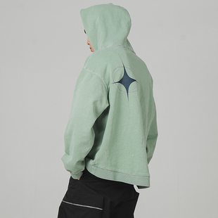 ProMaster官方店铺21SS 薄荷绿做旧短款卫衣