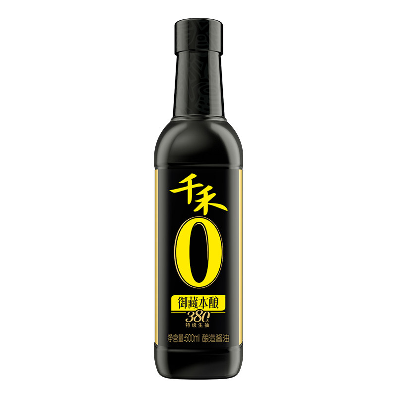 千禾 酱油 御藏本酿380天500ml/瓶0添加酿造特级生抽凉拌炒菜家用属于什么档次？