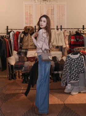 冬季新款轻奢简约温柔风百搭女针织毛衣MKKQ36629 澳门小源同款