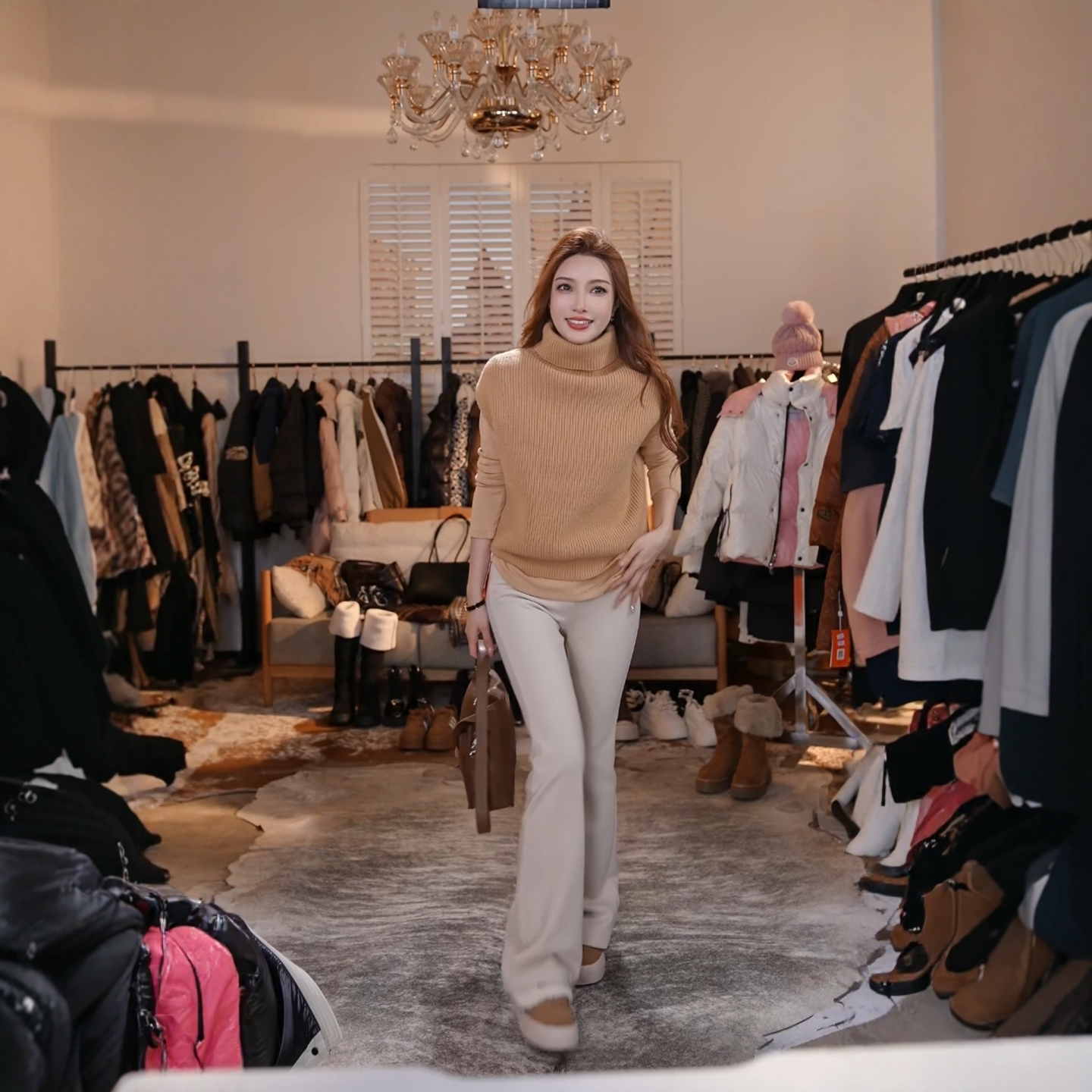 MieleKohler冬季轻奢百搭套装女