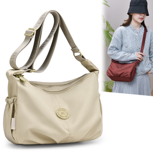 牛津布多层包包女轻便百搭大容量日常通勤帆布包女士旅行单肩跨包