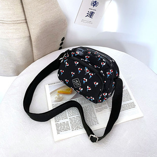 多层包包女轻便牛津布中年妈妈包斜挎散步小包包大容量手机包帆布