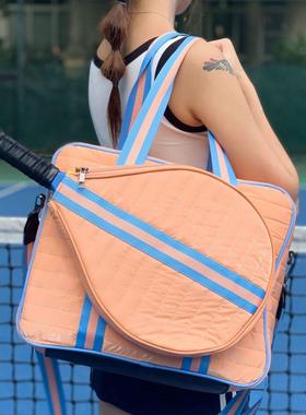 Sports Tennis Bag Large Capacity Portable Oxford Cloth Badm