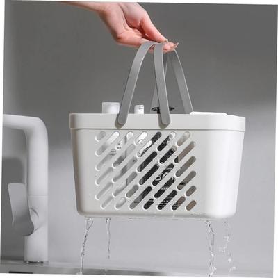 Portable Shower Caddy Basket Plastic Organizer Storage Tote