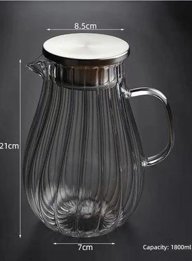large capacity glass cooling water kettle cup bottle jug set