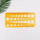 Circles Ruler Squares Triangle Template Geometric Resin