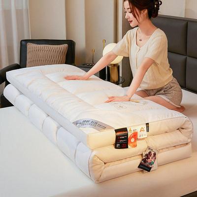 10cm Cotton Hotel soft mattress topper bed folding pad 床垫