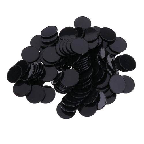 100 Pcs Plastic Poker Chips Bingo Board Markers Tokens Kids