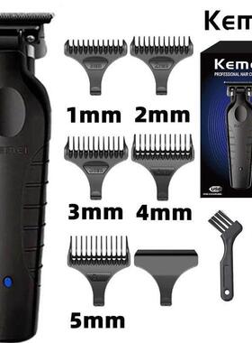 Kemei 2299 Barber Cordless Hair Trimmer 0mm Zero Gapped Carv