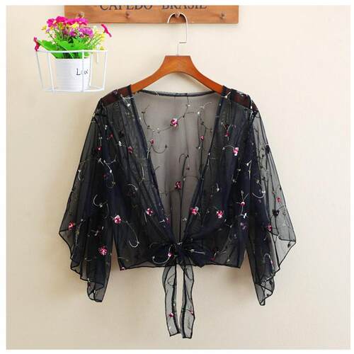 Women Long Sleeve Beach Cover Up Bathing Suit Swimsuit Flora