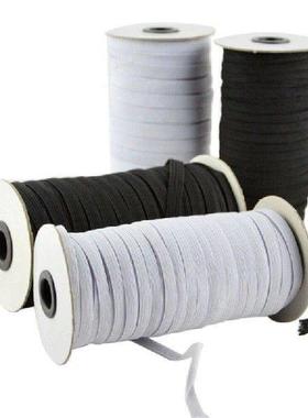 1/1.8M 60mm Flat Elastic Bands Black Nylon Rubber Waist