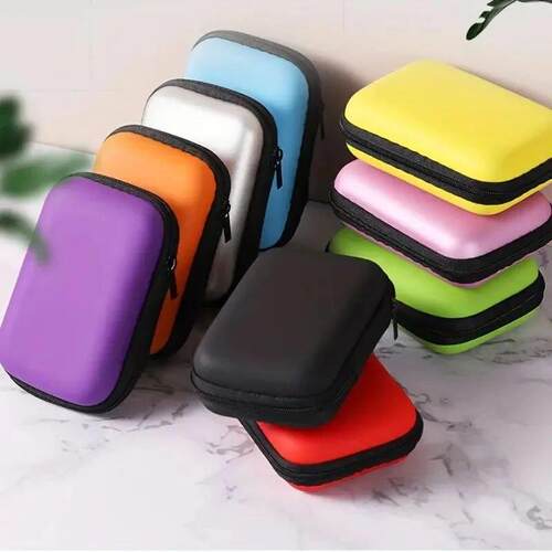 1pc Portable Waterproof Headphone Storage Bag, Data Cable Pa