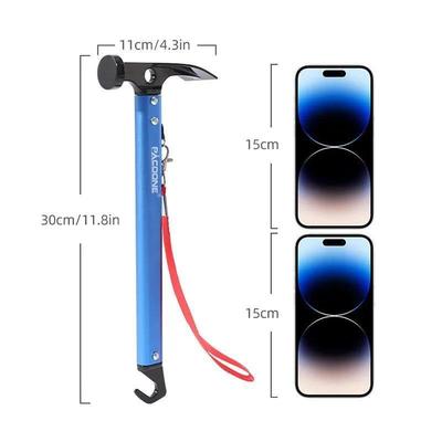 Outdoor Survival Tool Camping Multifunctional Hammer Pocket