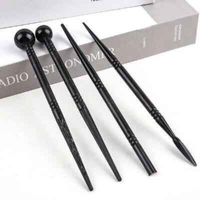 4Pcs/Set Cake Bakeware Carved Pens Flower Modelling Tools